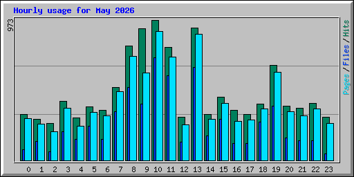 Hourly usage for May 2026